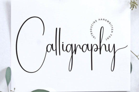 Calligraphy: A Playful Handwritten Font for Every Creator