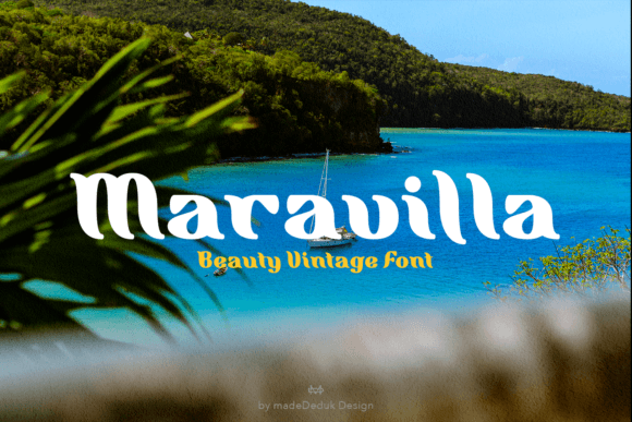 Maravilla: A Vintage Font with Expressive Character