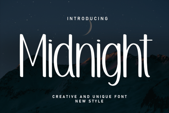 Midnight: A Handwritten Font That Brings Romance to Every Project