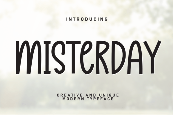 Misterday: A Versatile Handwritten Font for Every Creative Project