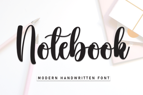 Notebook: A Handwritten Font That Balances Grace & Expression