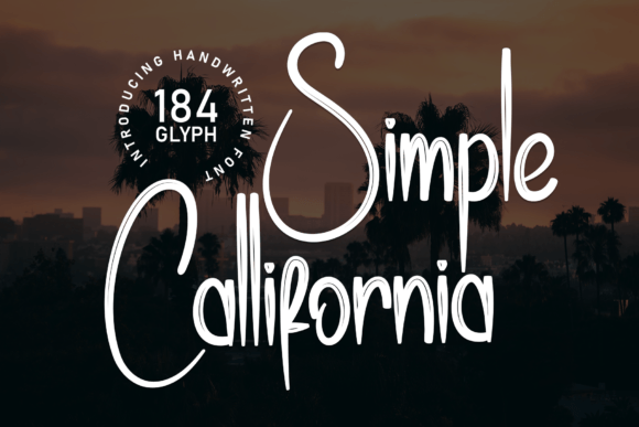 Simple Callifornia: A Sweet Handwritten Font for Delicate Designs