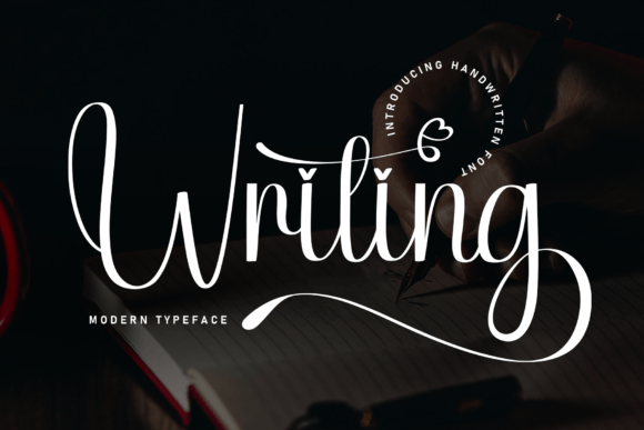 Writing Font: Sweet Cursive for Romantic Design